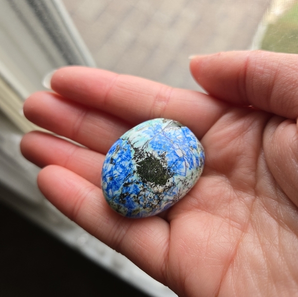 Azurite In Barite - Picture 3 of 5
